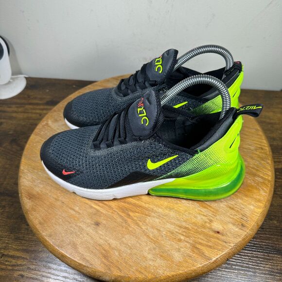 Nike Air Max 270 Retro Future Black Volt Green Women's Size 7 Shoe AV5141-001 - Picture 3 of 9